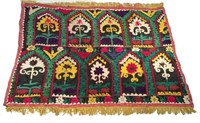 EMBROIDERED SUZANI WALL HANGING