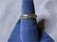 .925 BAND / RING SPINNER WITH STONES