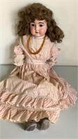 28" German leather body antique doll-  Kestner?