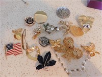 Brooches Costume Jewelry
