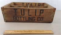 Tulip Bottling Johnstown PA Wooden Crate 16 & 1/2"