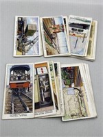 TOBACO RAILWAY CARDS VINTAGE - LOT