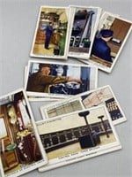 TOBACO RAILWAY CARDS VINTAGE - LOT