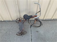 Vintage metal tricycle