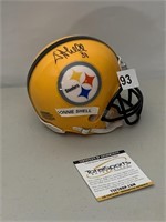 SIGNED MINI HELMET DONNIE SHELL WITH COA