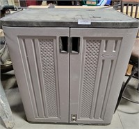 SUNCAST RESIN OUTDOOR STORAGE CABINET