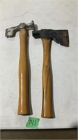 Axe and hammer