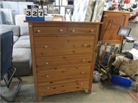 NICE PINE 6 DRAWER CHEST OF DRAWERS