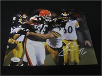 JOSH CRIBBS SIGNED 8X10 PHOTO BROWNS JSA