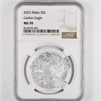 2023 Silver 1oz Golden Eagle NGC MS70