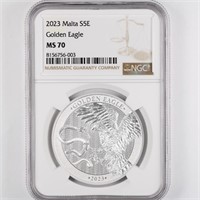 2023 Silver 1oz Golden Eagle NGC MS70