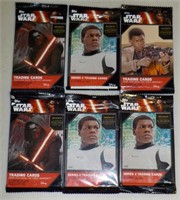 Lot of 6 Star Wars The Force Awakens Packs