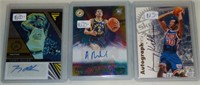 Lot of 3 Autographed Basketball cards