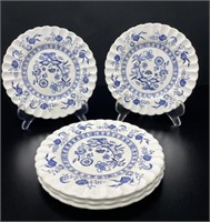 J&G Meakin England,Blue Nordic Dessert Plates