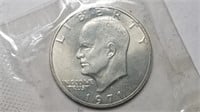 1971 S Silver Eisenhower Dollar Gem BU