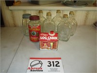 Collectable Syrup Bottles (8), Tin