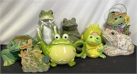 Larger Frog Statues