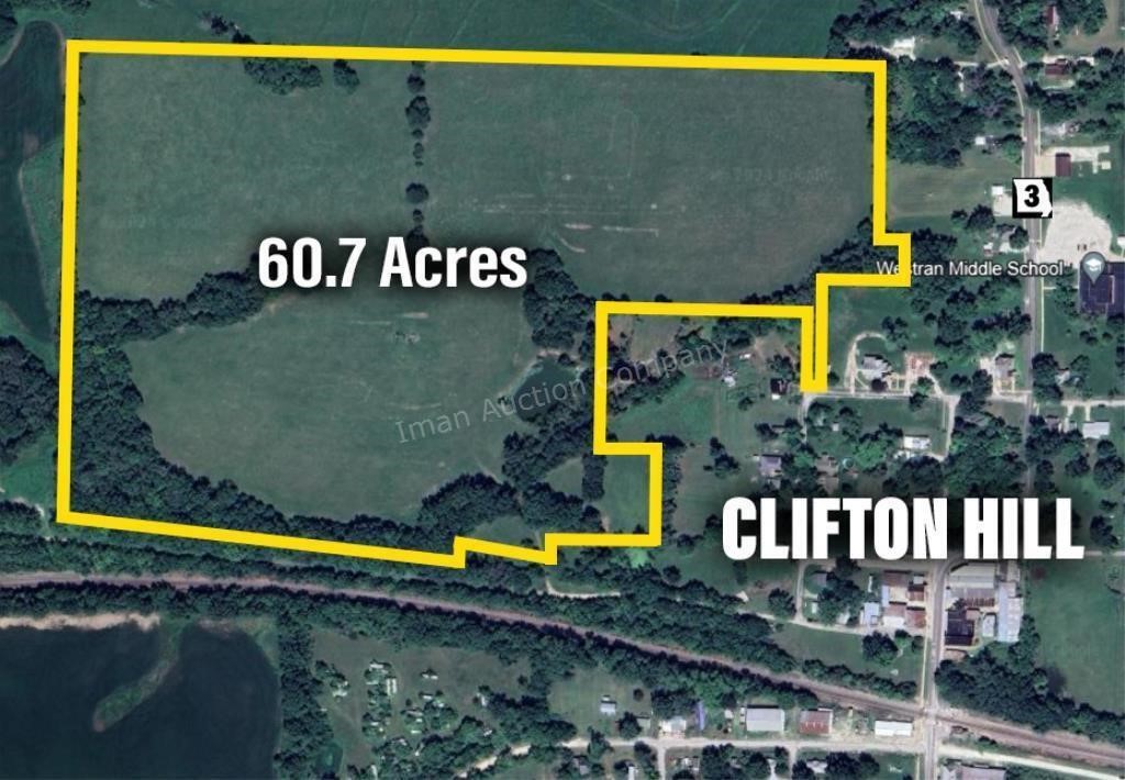 60.7 Acres - Clifton Hill Online Land Auction