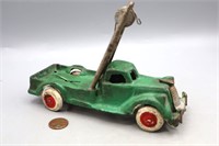 Vintage Green Cast Iron Toy Truck