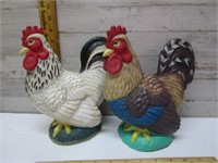 PLASTIC ROOSTERS