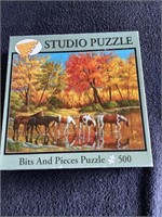 G) studio puzzle, bits and pieces 500 piece