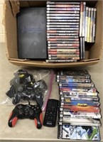 PS2 Gaming Console, games, controllers lot