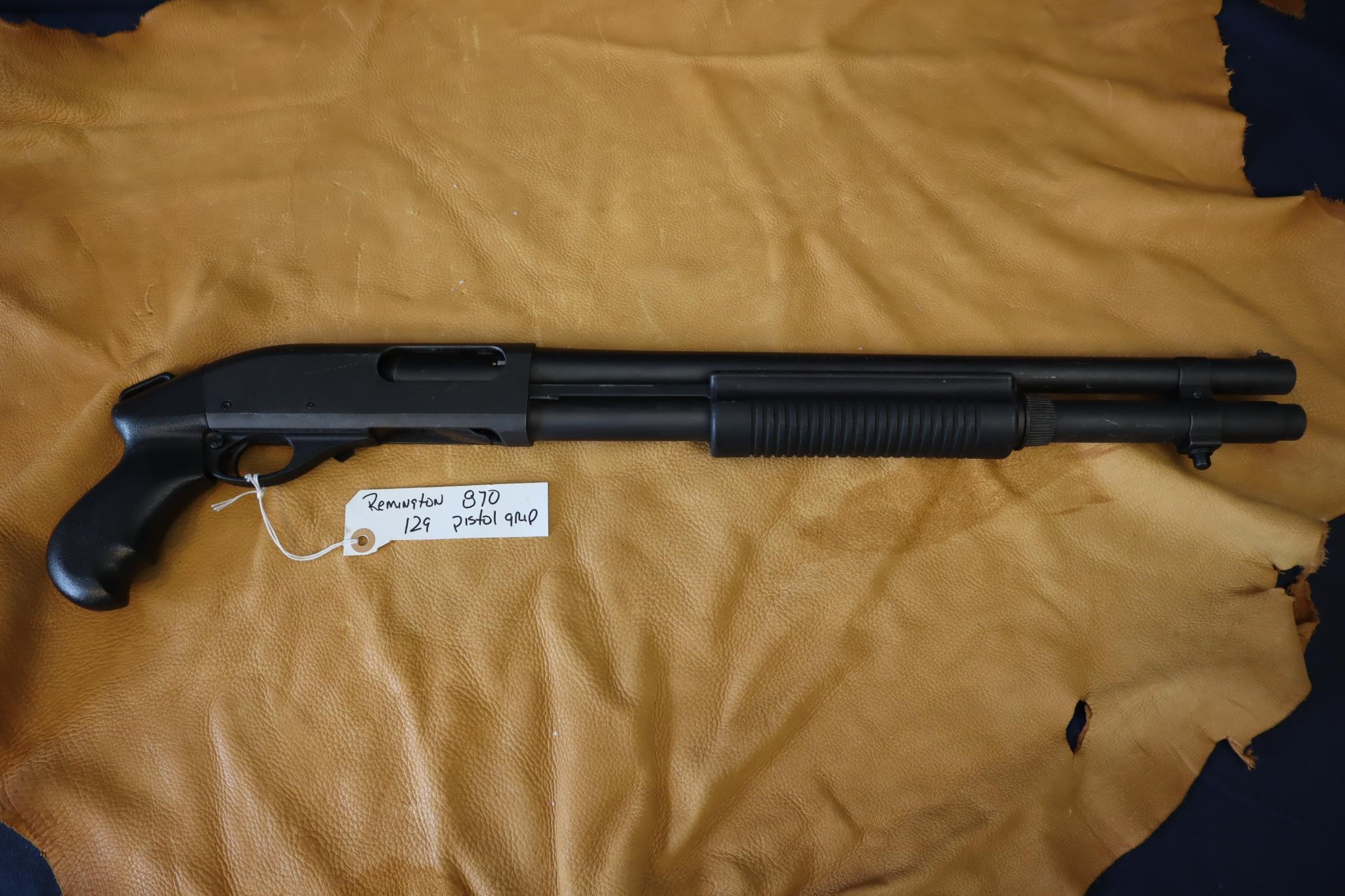 Remington 870 12 ga 2 3/4 or 3", pistol grip, 1998