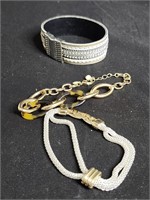 Two Female Braclets Vintage Jewelry