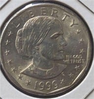 1999 d. Susan b. Anthony dollar
