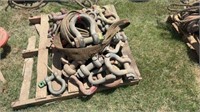 Pallet Lot of Heavy Duty Shackles