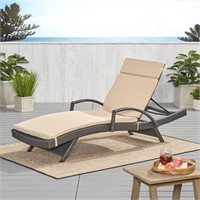 Salem Chaise Outdoor Replacement Cushion - Beige