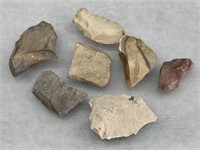 Native American Stone Tools From Large Collection