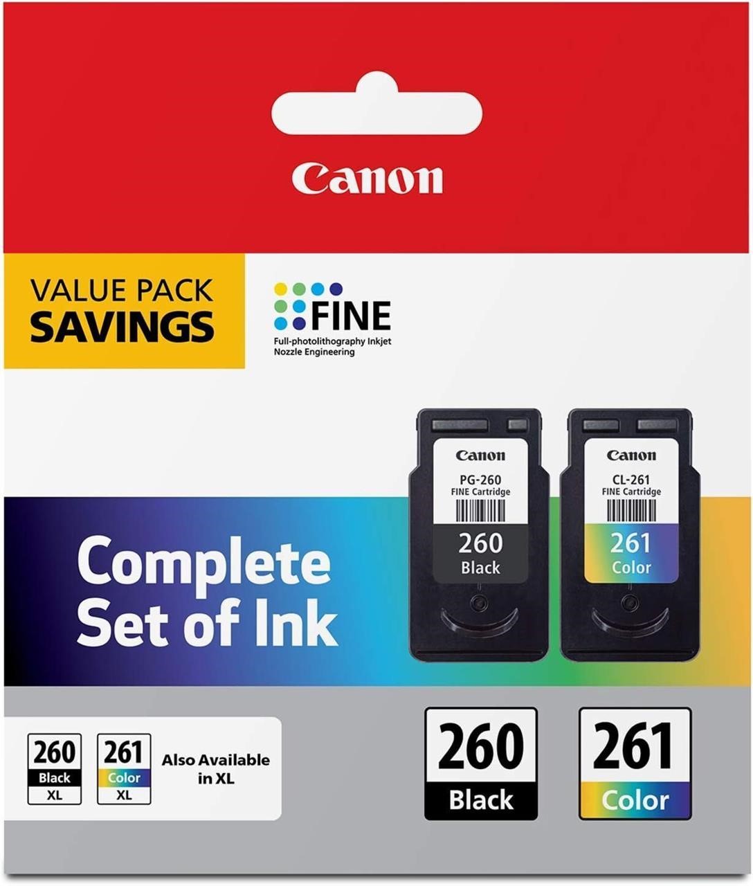 Canon PG-260 / CL-261 Value Pack