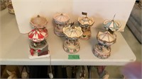 7" Carousels, set of seven