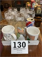 Pepsi glass and other lot