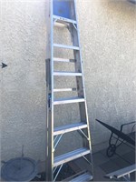 Werner, 8 foot aluminum ladder #156
