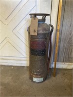 Antique Brass Buffalo Fire Extinguisher