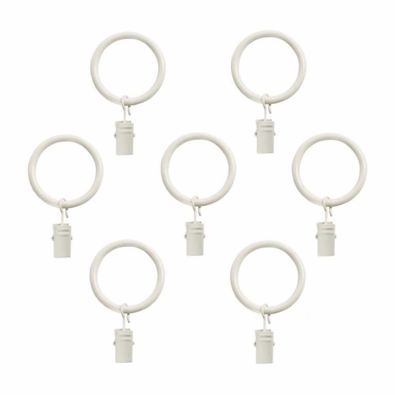 5/8 Clip Rings Distressed White (7-Pack)