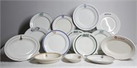 Vintage Assorted Hotelware Plate