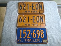 NY license plates - Trailer plate looks never
