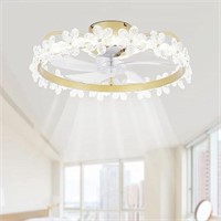 Oaks Aura Fandelier Ceiling Fan w/ Light, 6 Speed