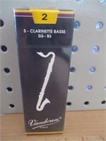5 Vandoren CR122 Clarinette Basse Reeds