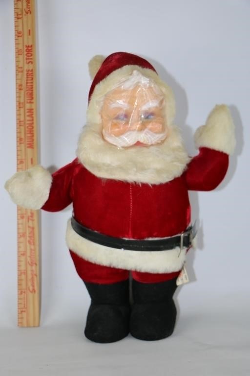 Vintage Plush Santa Claus