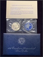 1972-s Uncirculated Eisenhower Silver Dollar