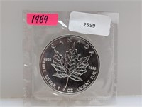 1oz .999 Silver Canada Maple Leaf
