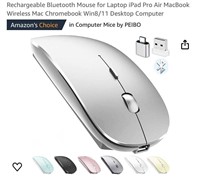 Rechargeable Bluetooth Mouse for Laptop iPad Pro