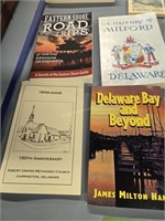 Lot of Delaware books as shown