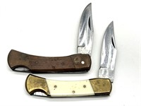 (2) Pocket Knives Marked ‘Pakistan’ 2.75” Blades