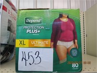 Depend XL 80ct womens