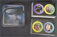 (K) Star Trek Pogs And Coasters.